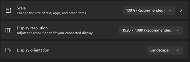 screen display resolution