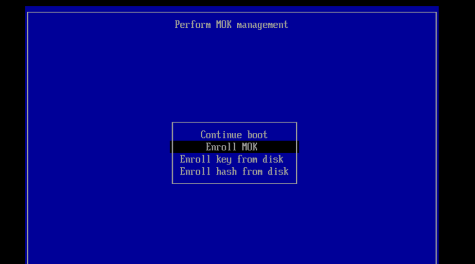 MOK management