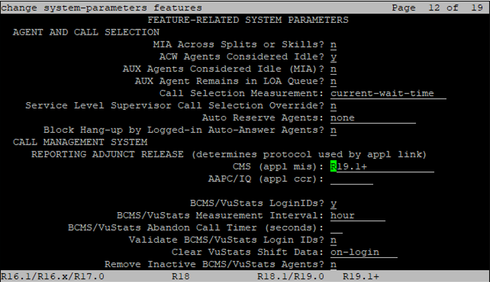 The screenshot of page 11 of the Feature-related system parameters screen
