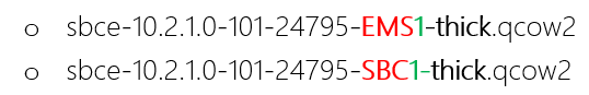 Labeling EMS and SBC