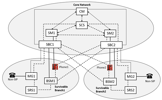 Edge friendly branch survivability