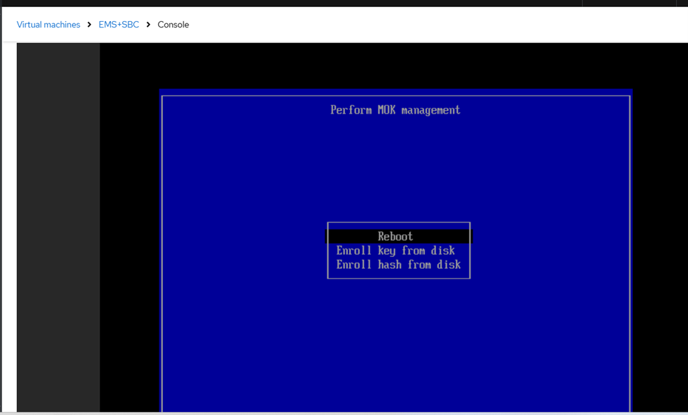 UEFI BIOS settings