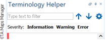 Terminology Checker Window