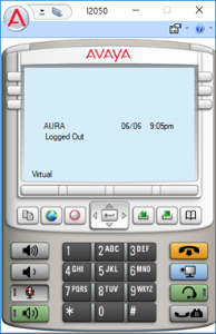 The figure displays the phone screen when the emergency domain is not
                            set.
