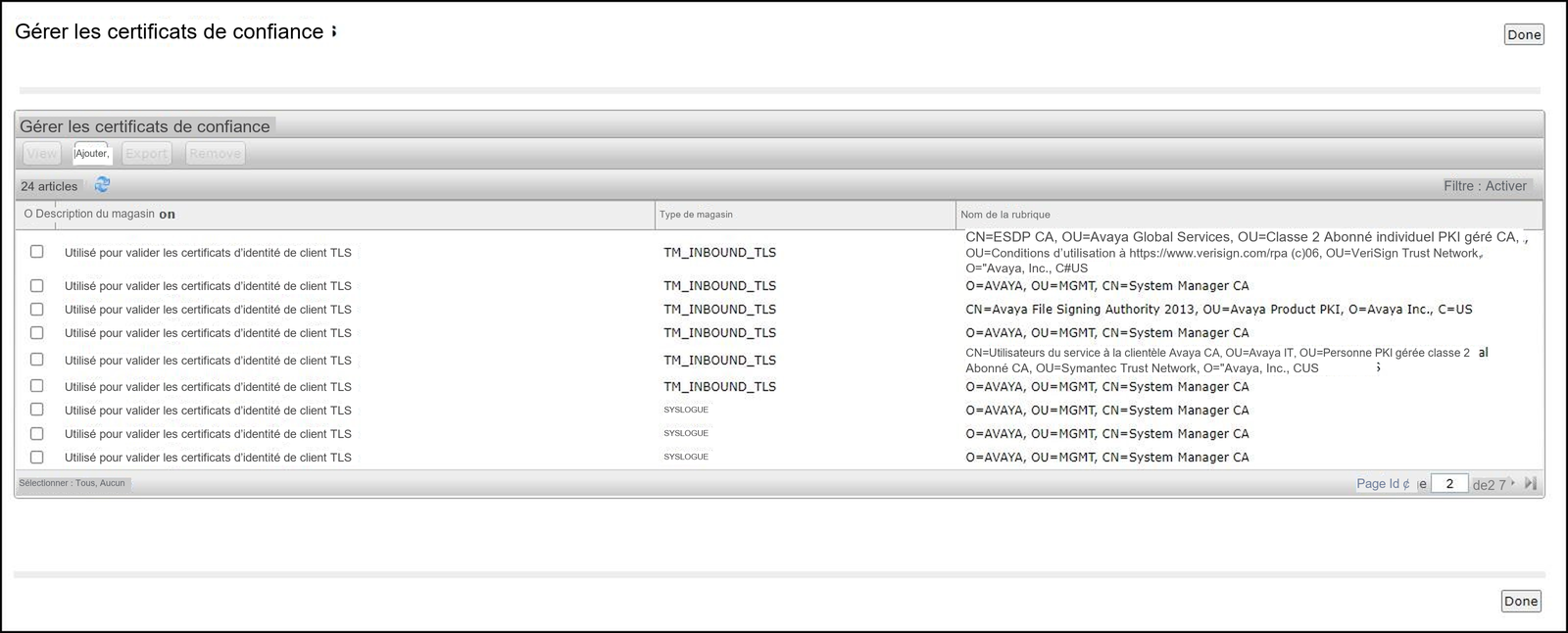 Adding Trusted Certificates to store