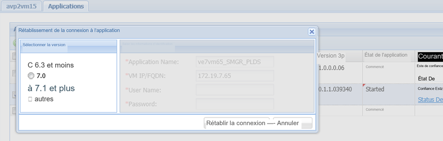 Rétablir la confiance avec System Manager