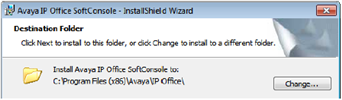 Cette image affiche le chemin d'installation du logiciel.