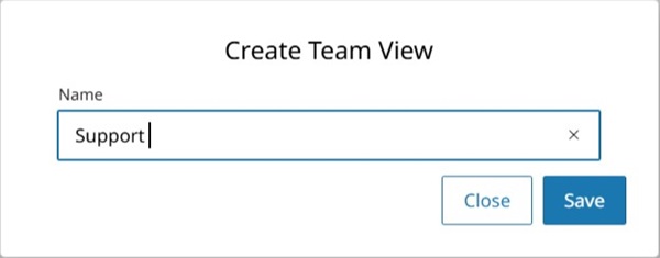 Venster Teamoverzicht maken