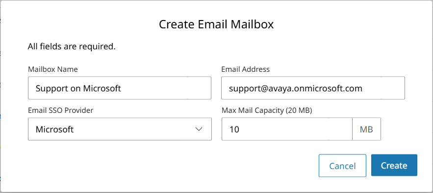 Een Microsoft 365-mailbox maken