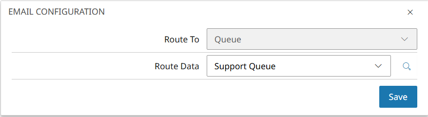 Het gedeelte E-mailconfiguratie