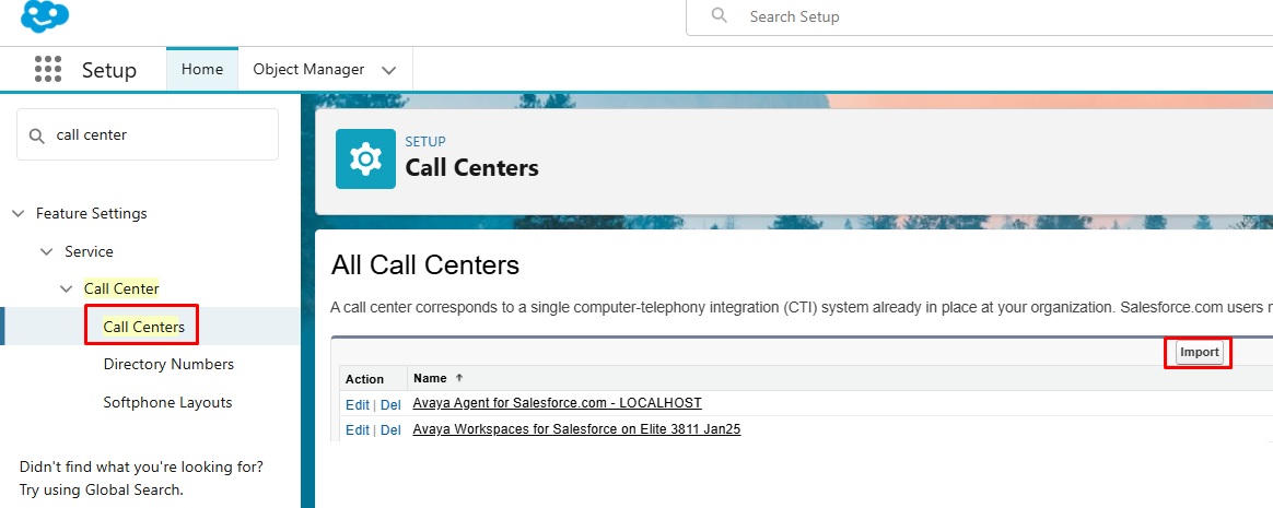 Salesforce Callcenters