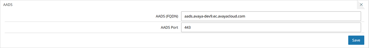 AADS-configuratie
