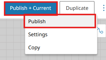 Een workflow publiceren