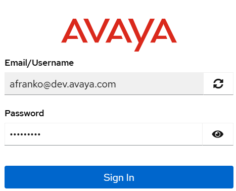 Aanmeldpagina van Agent Desktop