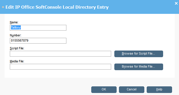 Editar registro de diretório local do IP Office SoftConsole