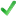 green checkmark