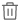 the Delete post icon