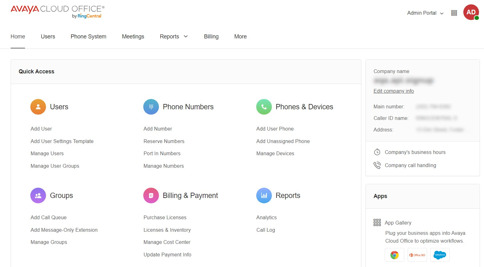 the Home page screenshot