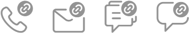 icons showing all assigned channels in gray