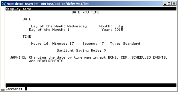 avCmDispTime - DATE AND TIME